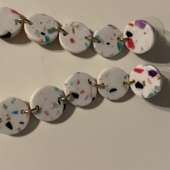 Lele Sadoughi circle garland drop earrings - Picture 3 of 3